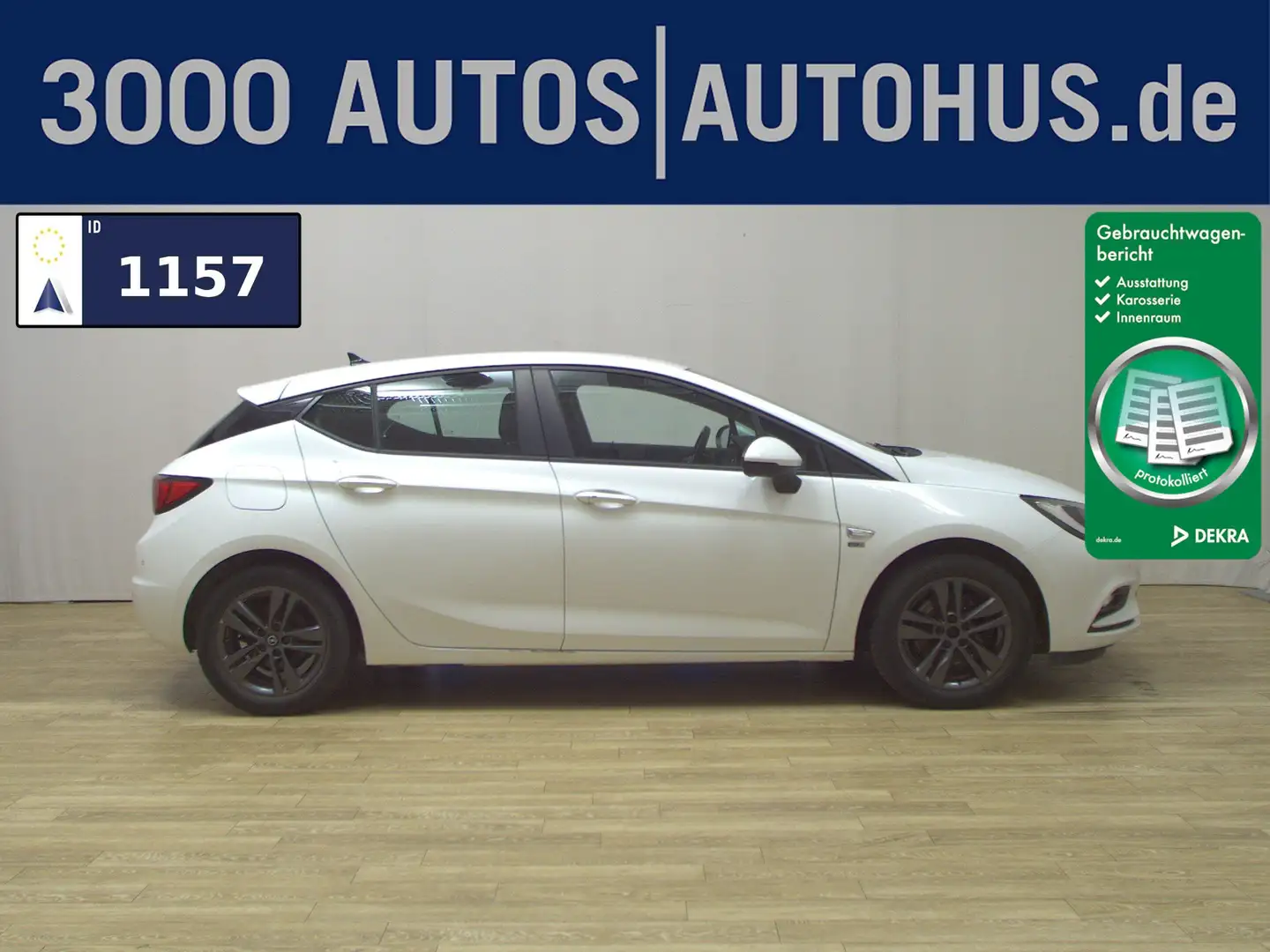 Opel Astra 1.6 CDTI Navi LED PDC AHK Shz Blanc - 1