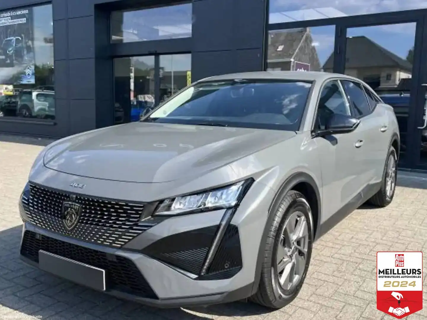 Peugeot 408 Hybrid 145 e-DCS6 Allure Gris - 1