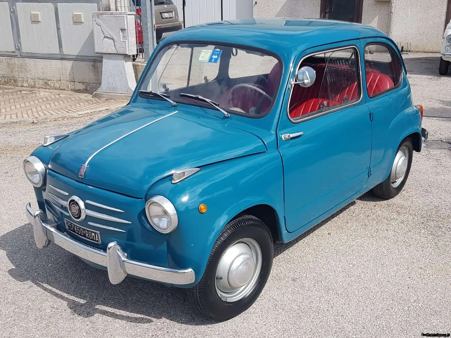 Oldtimer Fiat 600 D prima serie Blau - 1