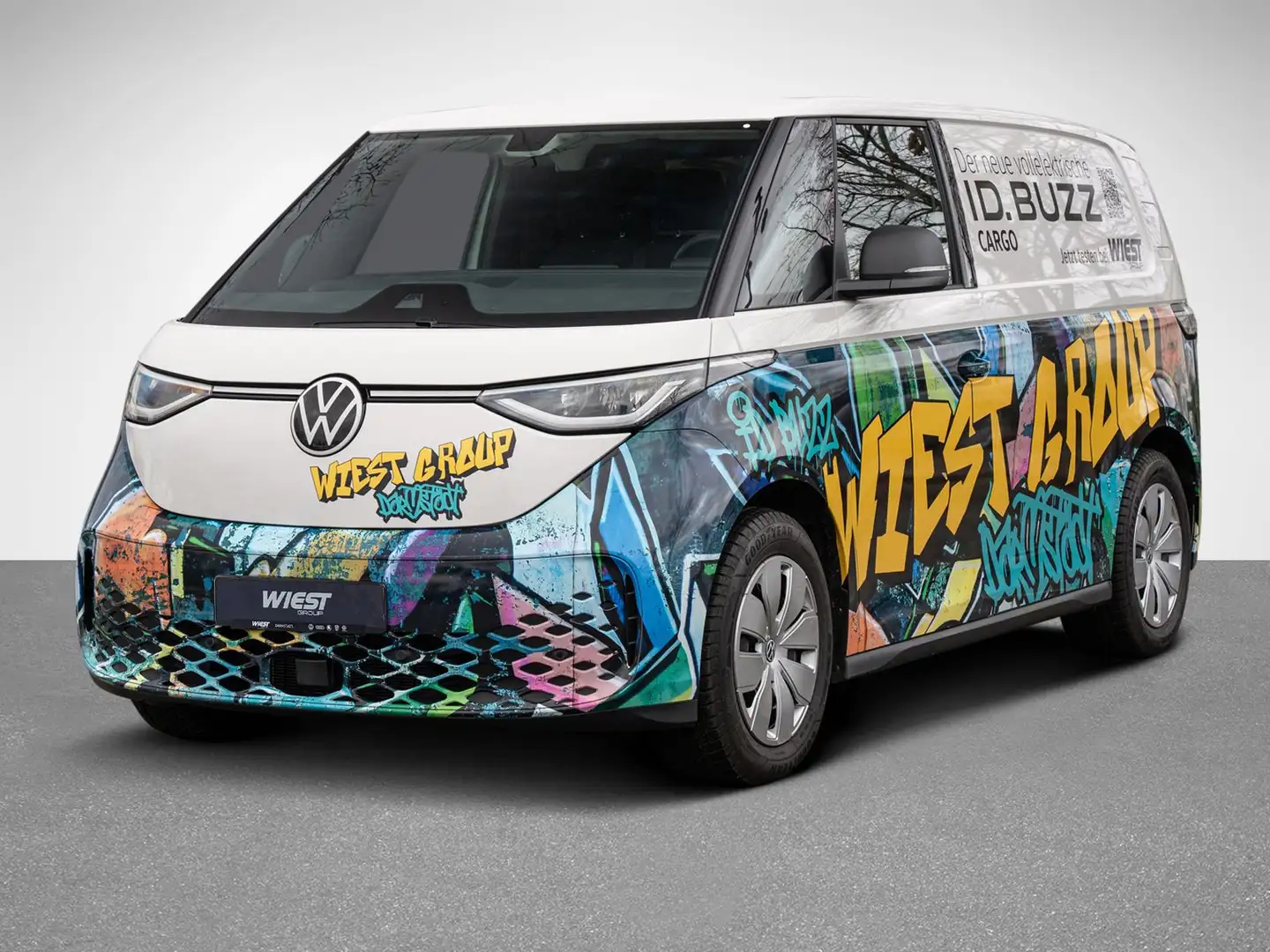 Volkswagen ID.Buzz Cargo KR+NAVI+LED+AHK+PDC White - 2