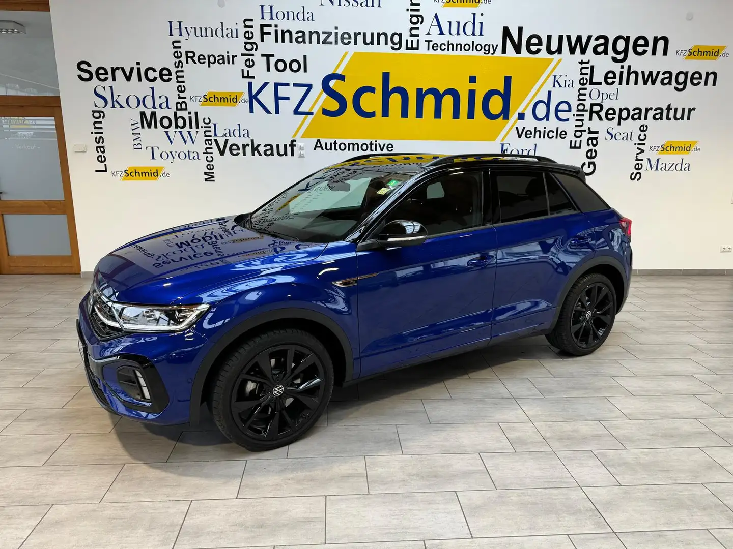 Volkswagen T-Roc 2.0 TSI DSG R-Line 4Motion*Black-Style*AHK* Blau - 1