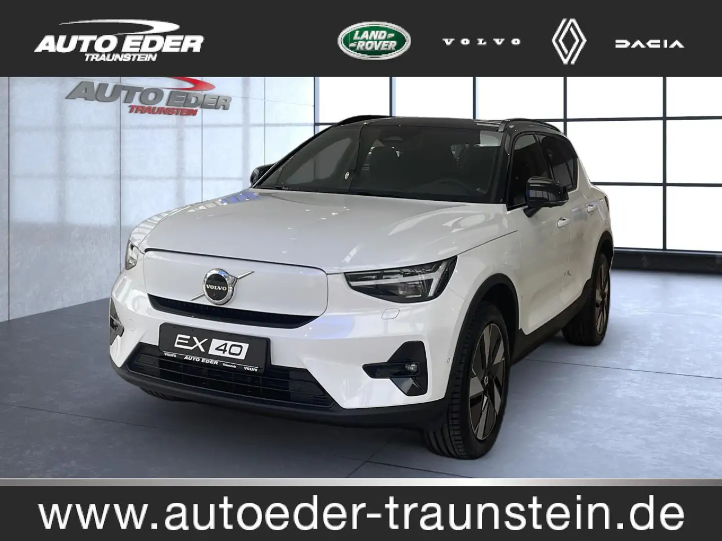 Volvo EX40 300 kW Twin Motor AWD Plus Dark AHK 599,- LED Biały - 1