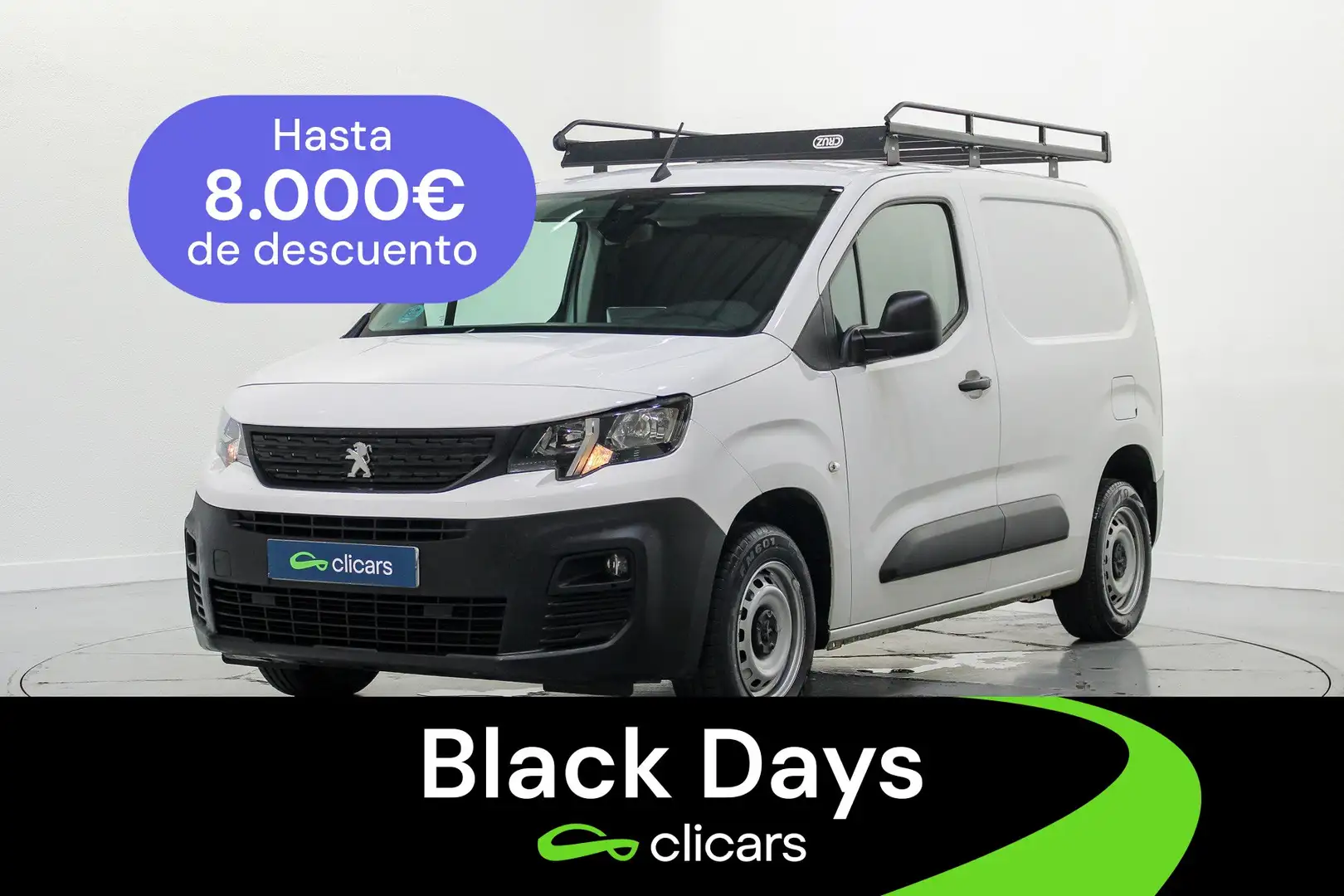 Peugeot Partner 1.5BlueHDI S&S Premium Standard 600kg 100 Blanc - 1