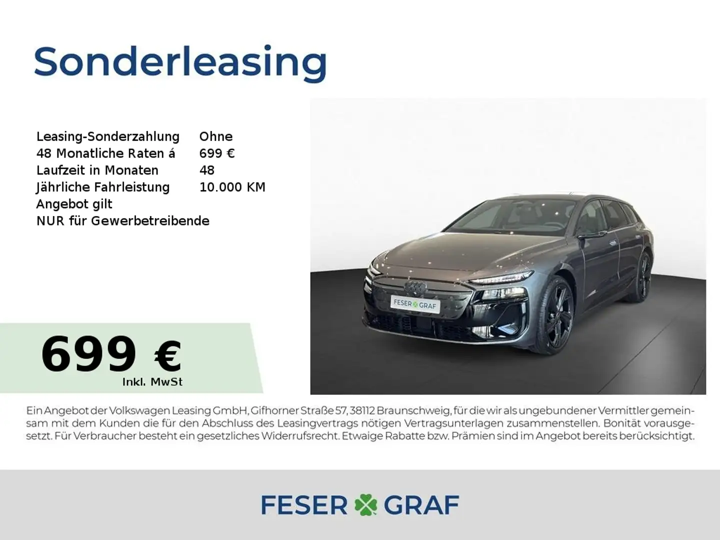 Audi A6 Avant e-tron performance 270 kW Grau - 1