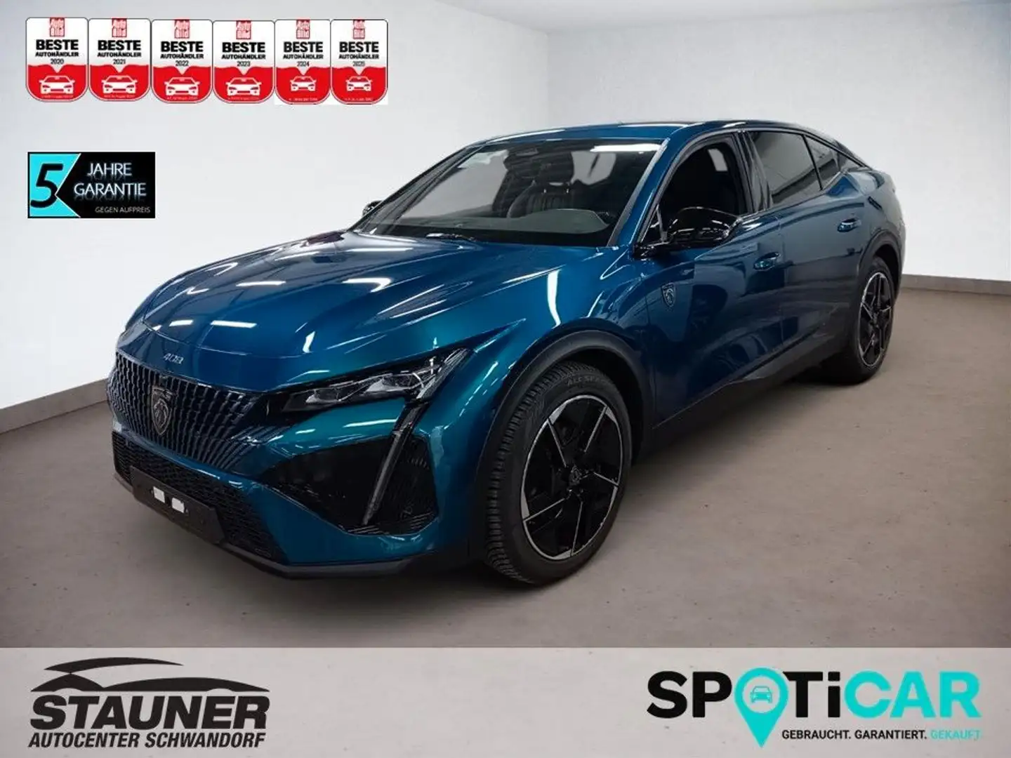 Peugeot 408 GT Hybrid 145PS AT8 *NIGHT VISION* Blauw - 1