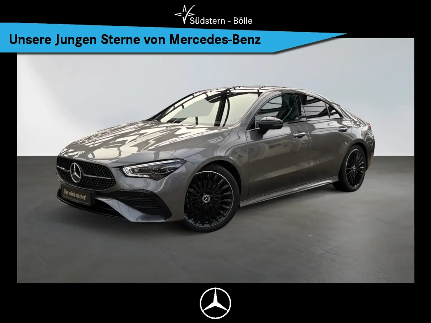 Mercedes-Benz CLA 200 d Coupé AMG+NIGHT+PANO+MEMORY+MULTIBEAM Grau - 1