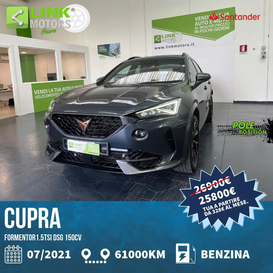 CUPRA Formentor 1.5 TSI DSG KM CERT, UNICO PROP. Gris - 1