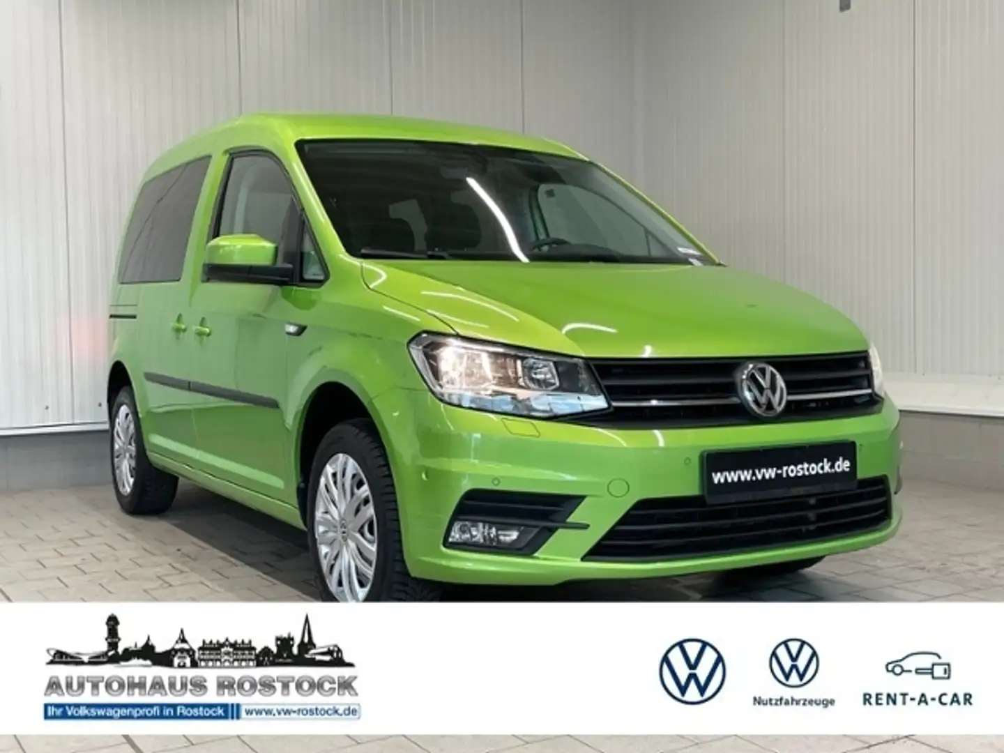 Volkswagen Caddy Trendline 1.4 TSI DSG SHZ PDC KLIMA Grün - 1