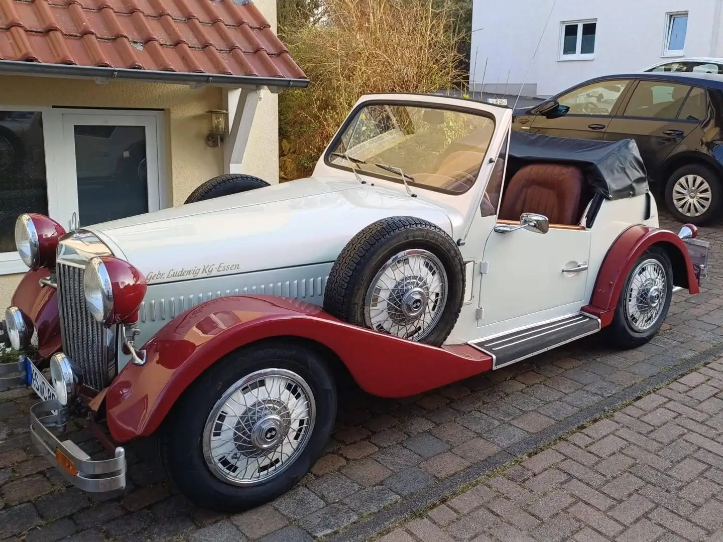 Oldtimer Volkswagen Replika Weiß - 1