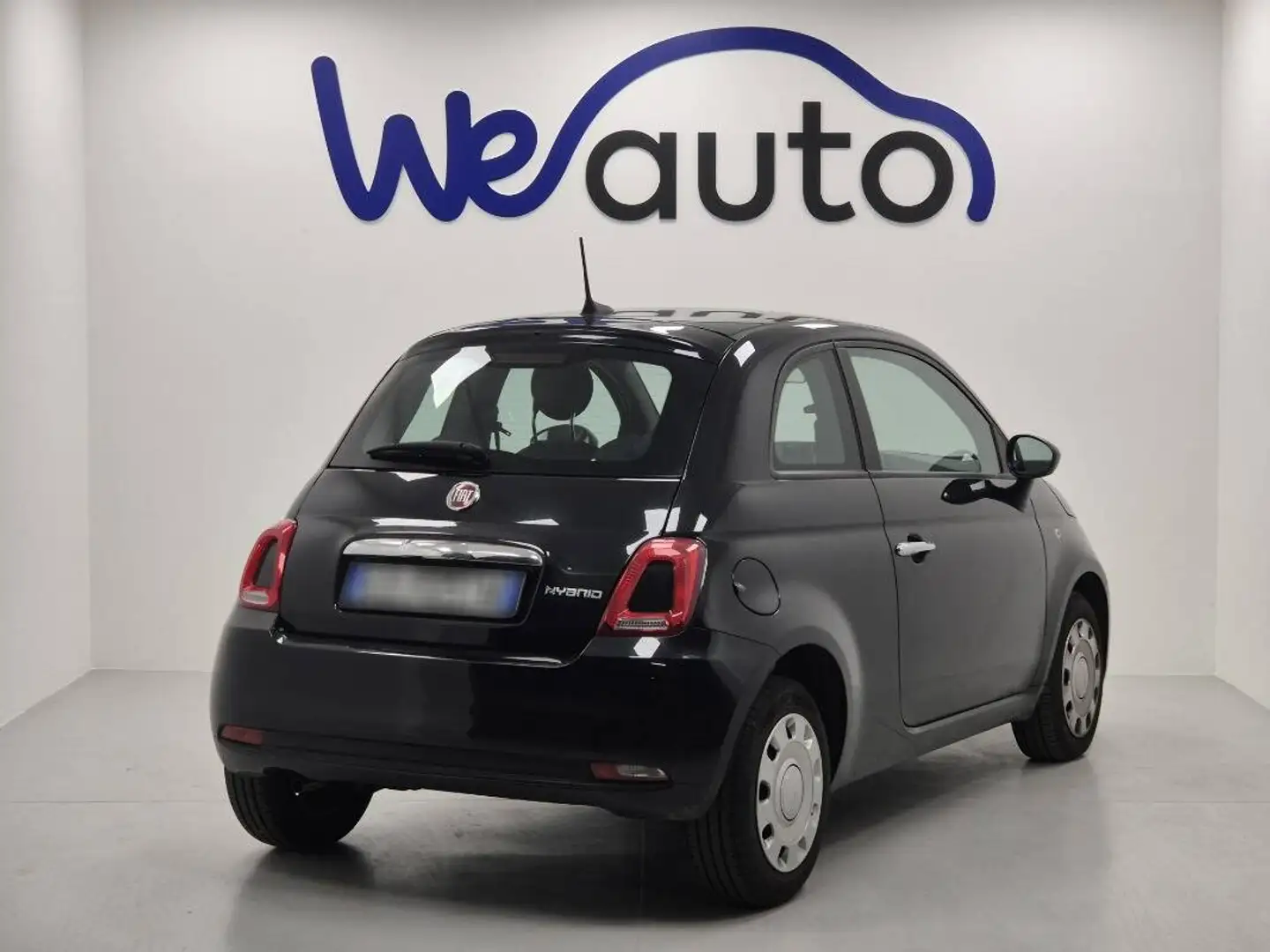 Fiat 500 1.0 hybrid 70cv Zwart - 2