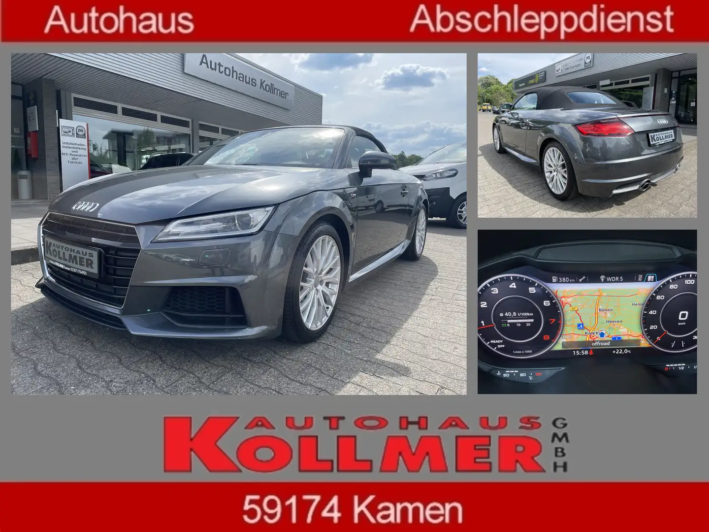Audi TT 2.0 TFSI S Line Navi*Xenon*Virtual*PDC*SHZ Grijs - 1