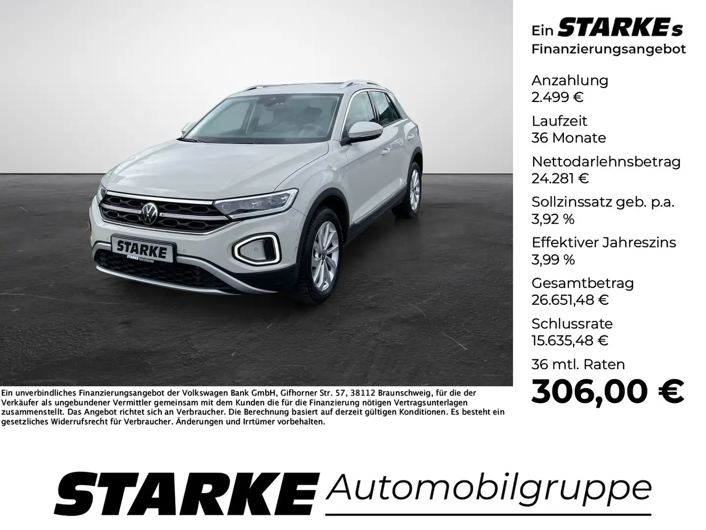 Volkswagen T-Roc 2.0 TDI DSG Style Grau - 1
