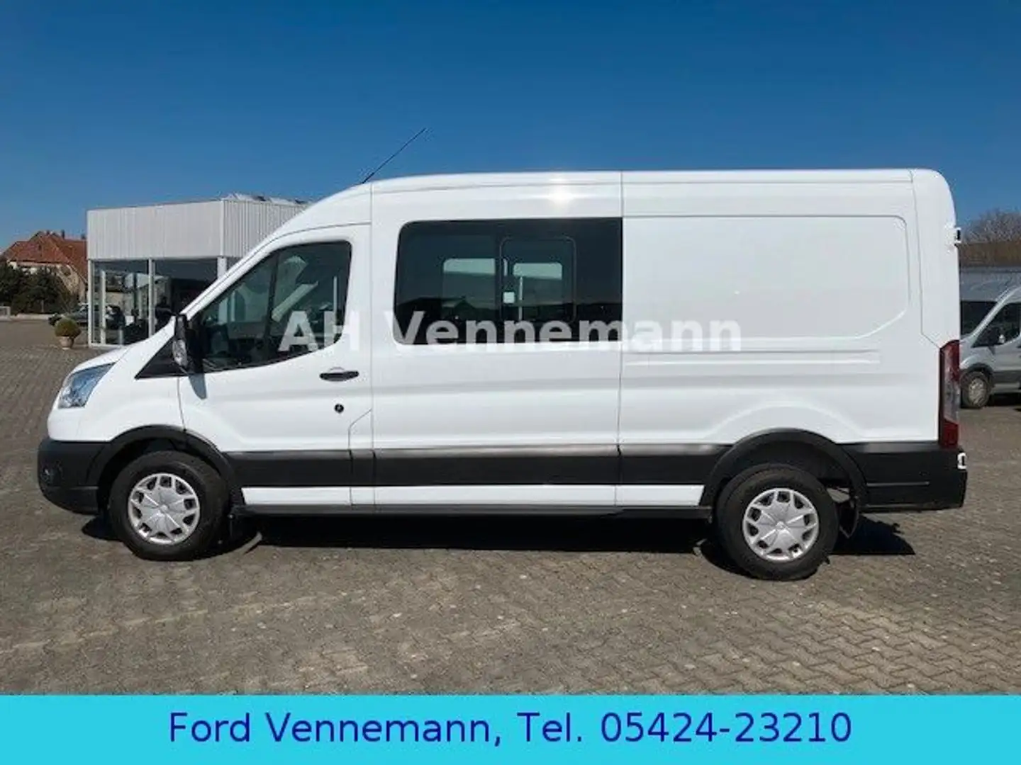 Ford Transit 350 L3 Trend Doka Kas*hWSS*BFA*DAB+Sync* Wit - 2