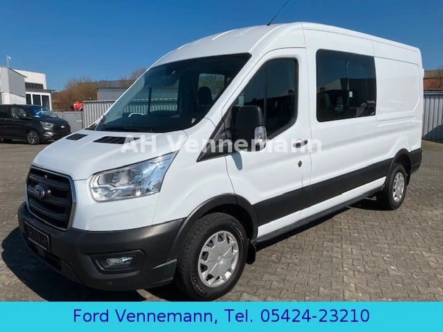 Ford Transit 350 L3 Trend Doka Kas*hWSS*BFA*DAB+Sync* Wit - 1