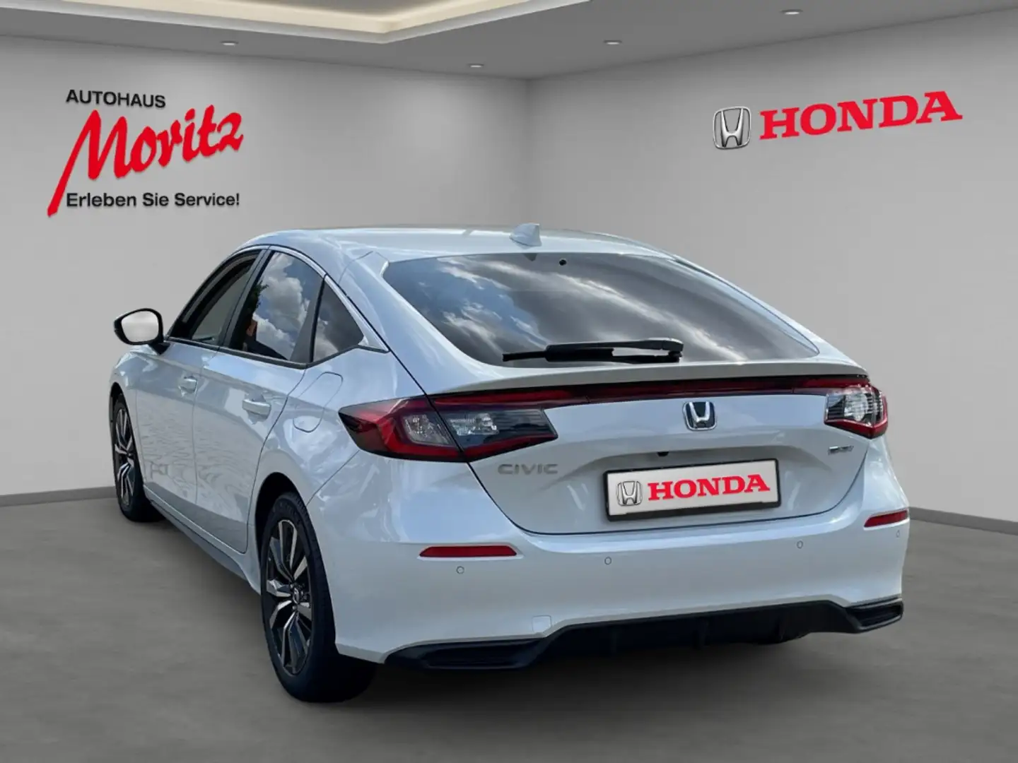 Honda Civic Hybrid 2.0 e:HEV Elegance Rückfahrkamera Einparkhi Weiß - 2