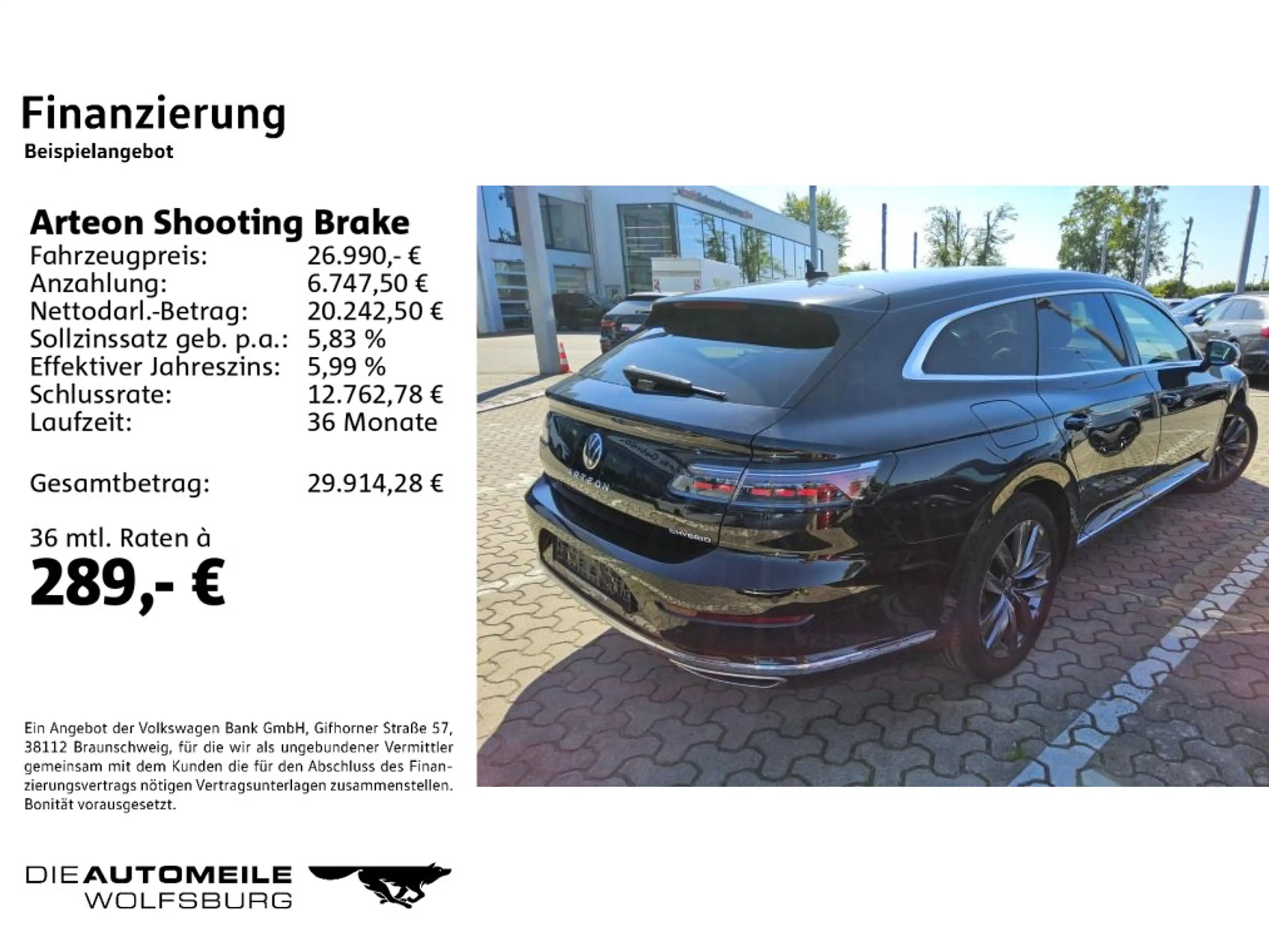 Volkswagen Arteon 1.4 TSI eHybrid DSG Elegan — photo 2