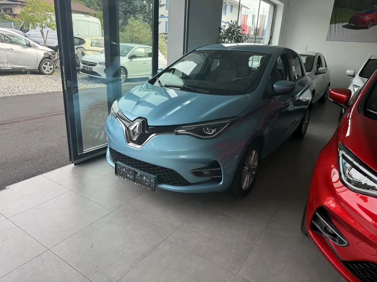 Renault ZOE Zen viele Extras R110 Z.E.50 52kWh Akkumiete Nr577 Blau - 2