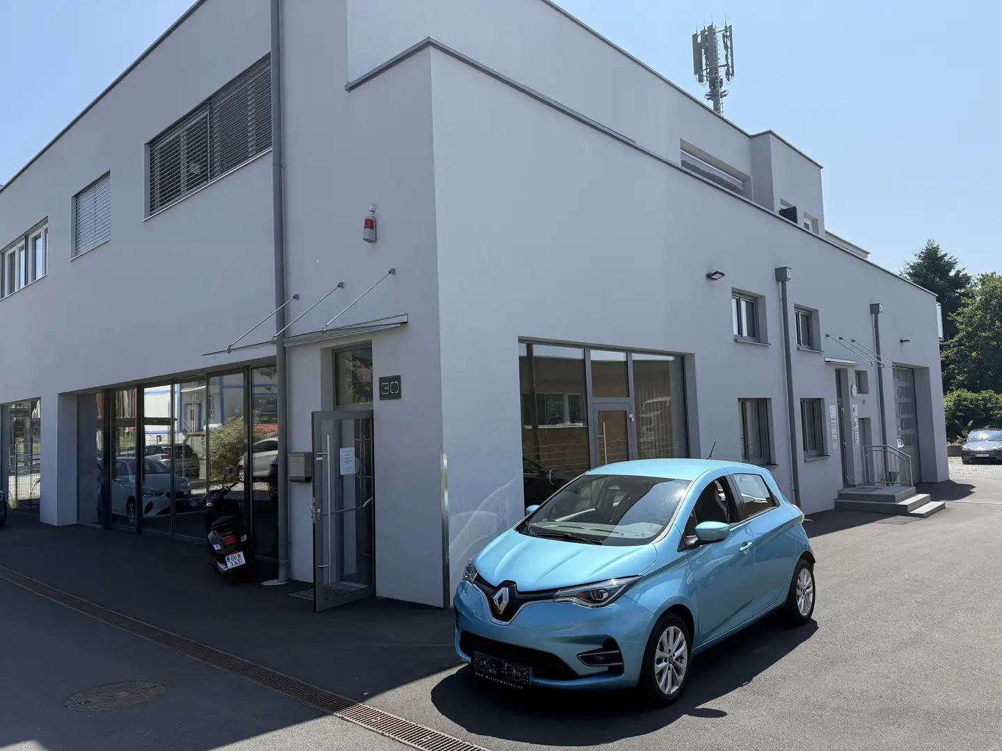 Renault ZOE Zen viele Extras R110 Z.E.50 52kWh Akkumiete Nr577 Blau - 1