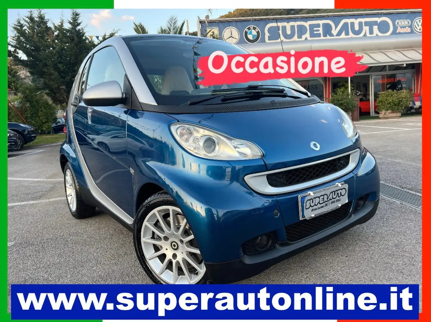 smart forTwo 1000 62 kW coupé passion Blu/Azzurro - 1