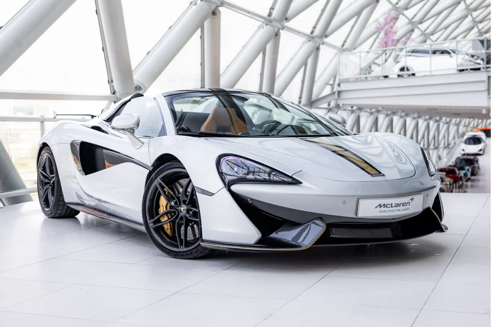 McLaren 570S Spider 3.8 V8 | MSO High Downforce Kit | Sadle tan Grau - 1