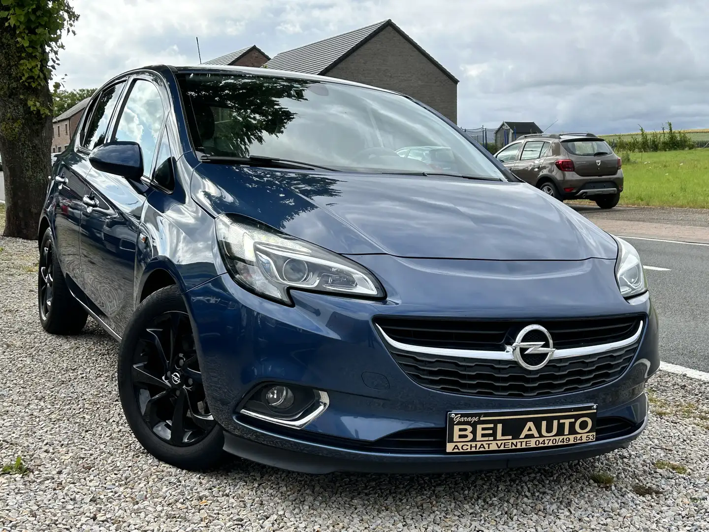 Opel Corsa 1.3 CDTI-Black-Car play-B-xenon-Cruise-Clim-Pdc Blauw - 1