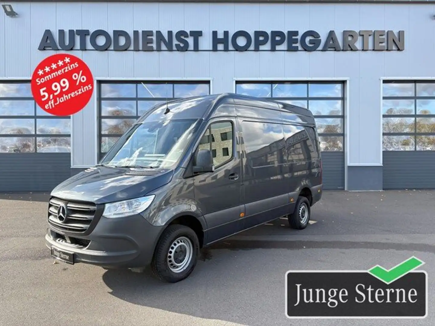 Mercedes-Benz Sprinter 317 CDI KA L2H2 Gris - 1