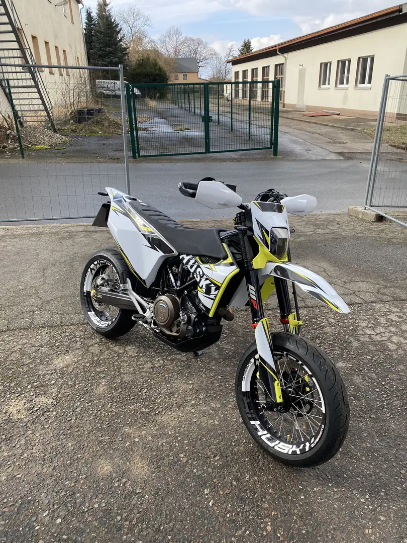 Husqvarna 701 Supermoto TÜV/Sportauspuff/Carbon Galben - 1