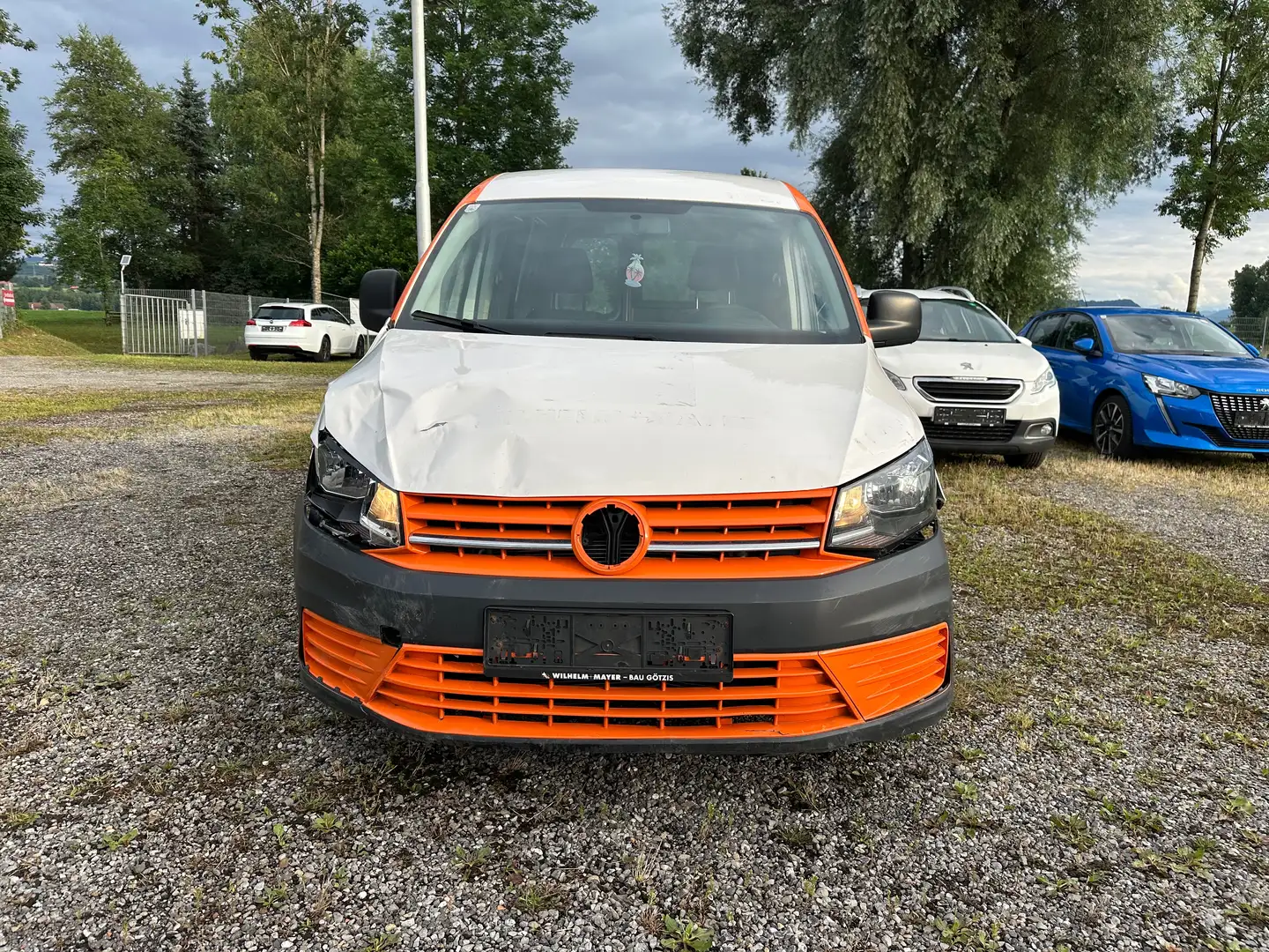 Volkswagen Caddy 2.0 TDI Klima 93.000 km Weiß - 2