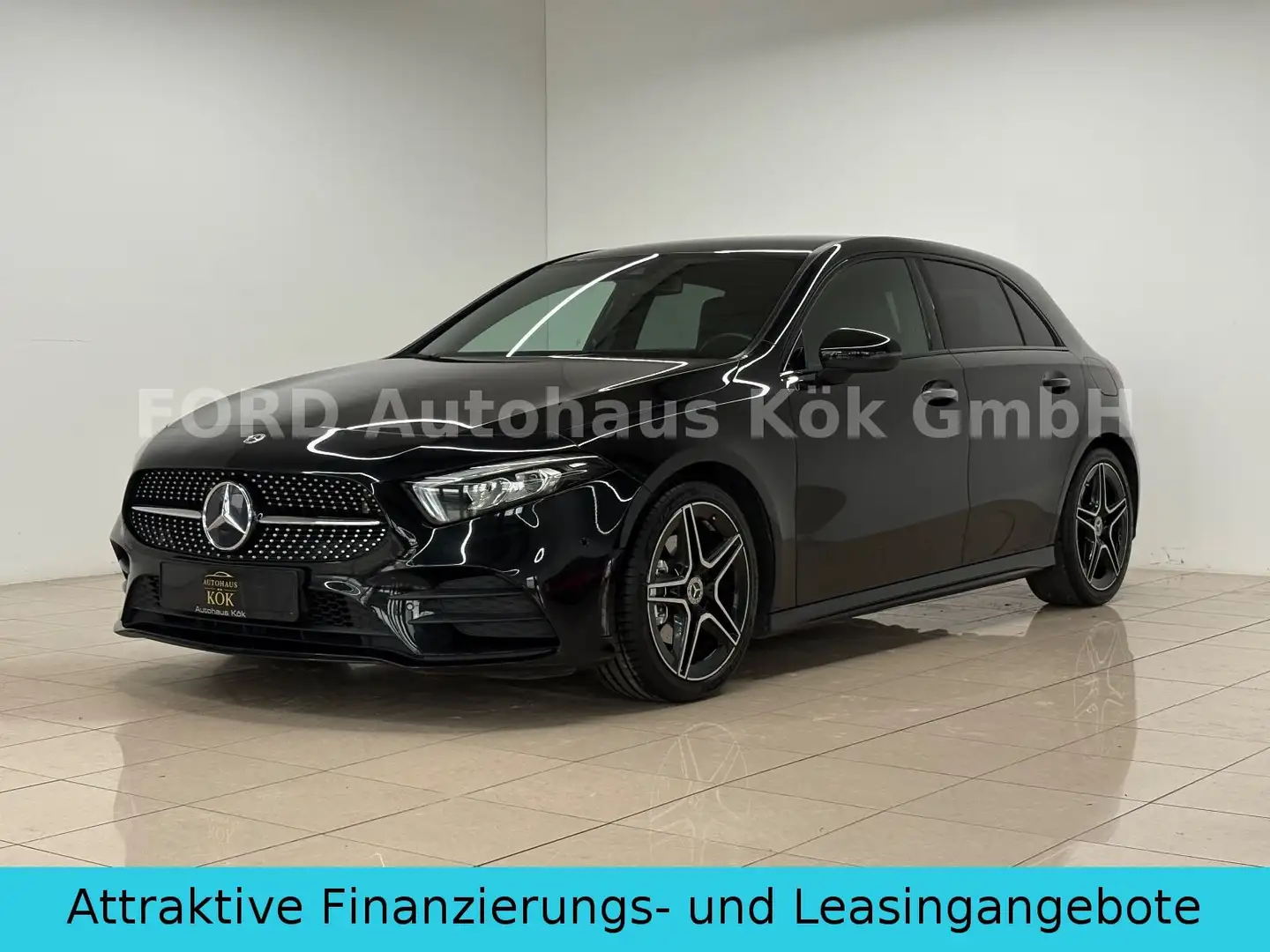 Mercedes-Benz A 200 AMG Paket RFK NightPaket SHZ LED Navi 18Zo Noir - 1
