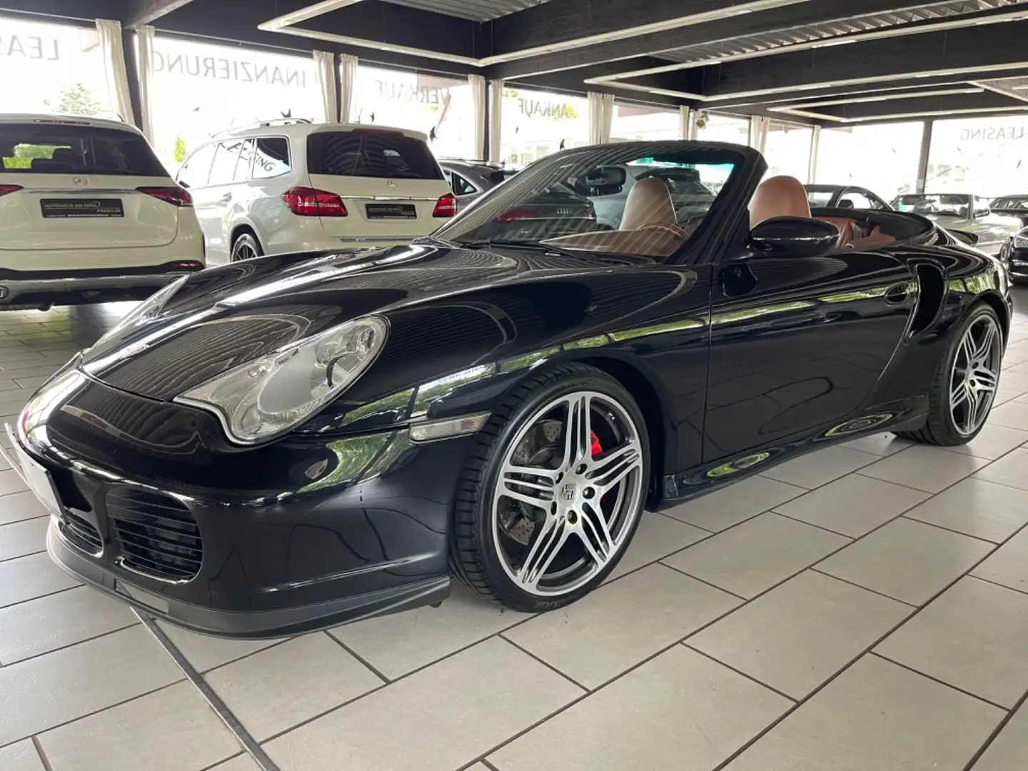 Porsche 911 / 996 Turbo Cabriolet MEMORY BOSE LEDER PCM Noir - 1