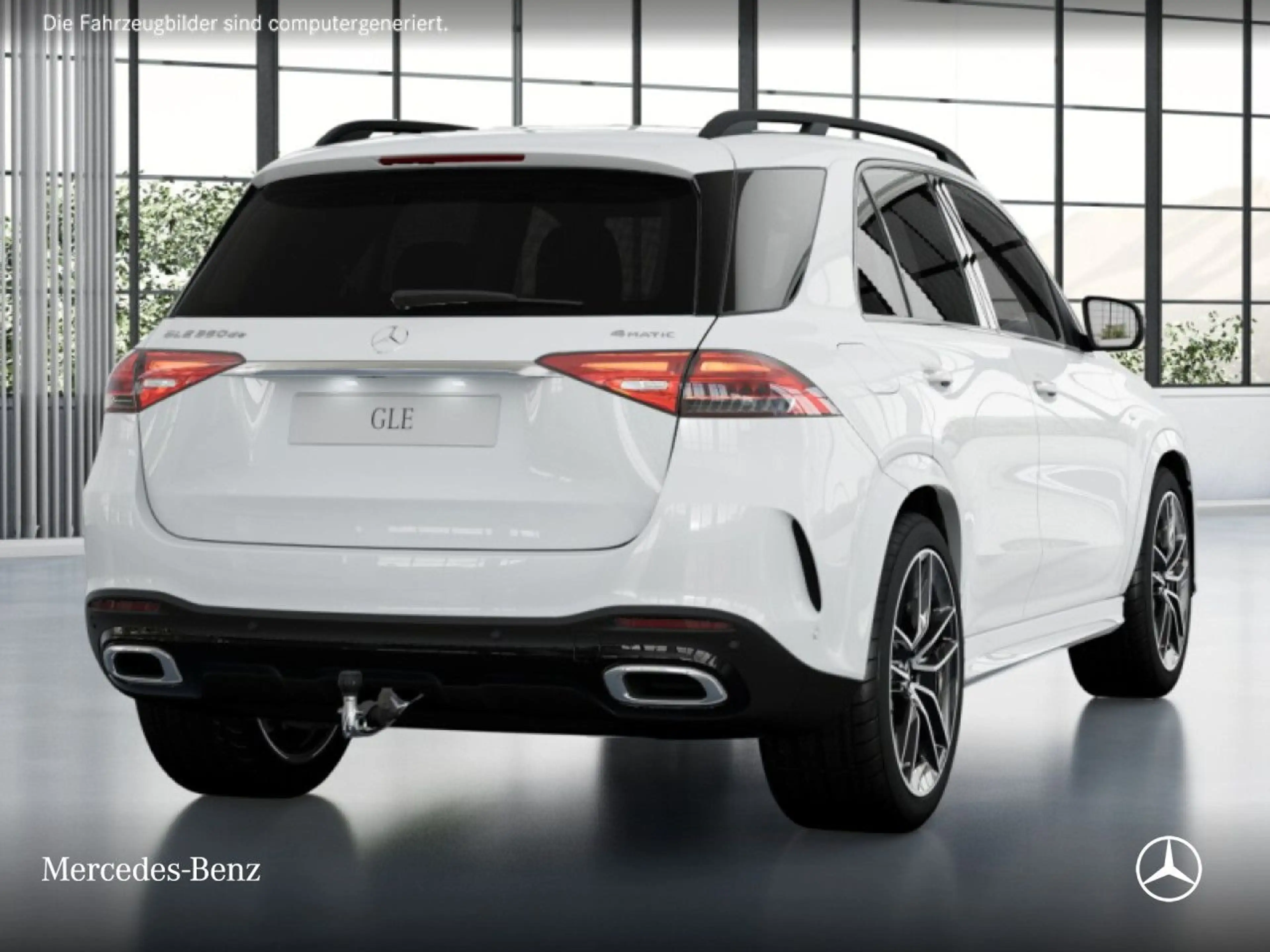 Mercedes-Benz GLE 350 de 4M AMG+NIGHT+PANO+360+AHK+MULTIBEAM+22" — photo 4