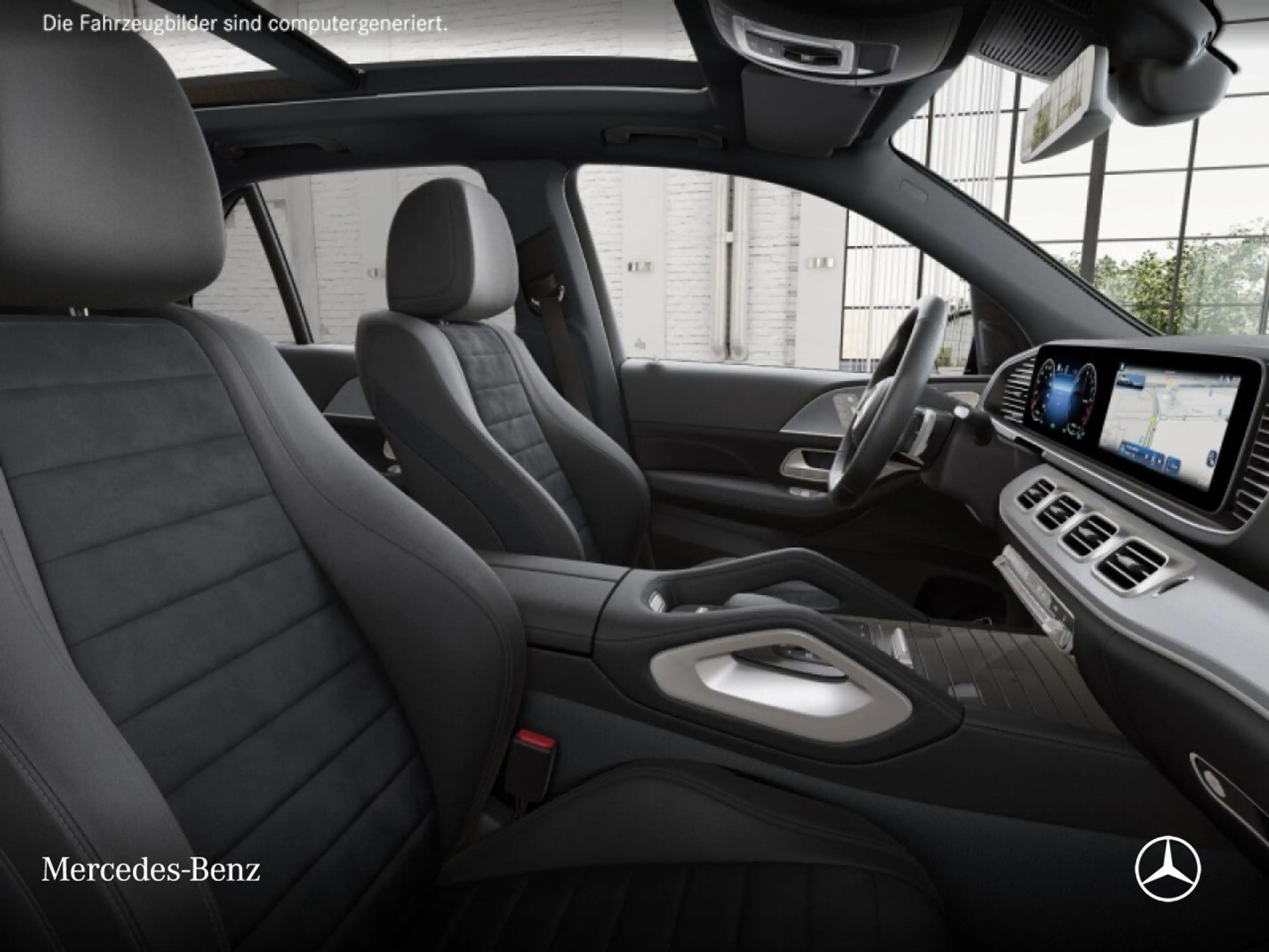 Mercedes-Benz GLE 350 de 4M AMG+NIGHT+PANO+360+AHK+MULTIBEAM+22" — photo 11