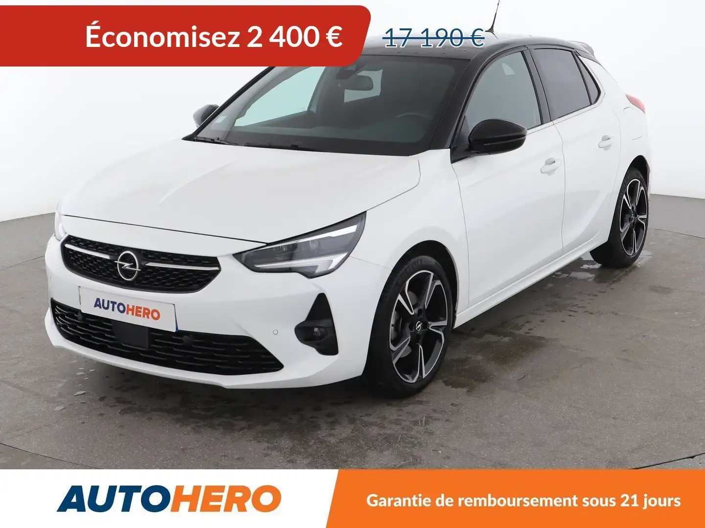 Opel Corsa 1.2 Turbo Ultimate Auto Blanc - 1