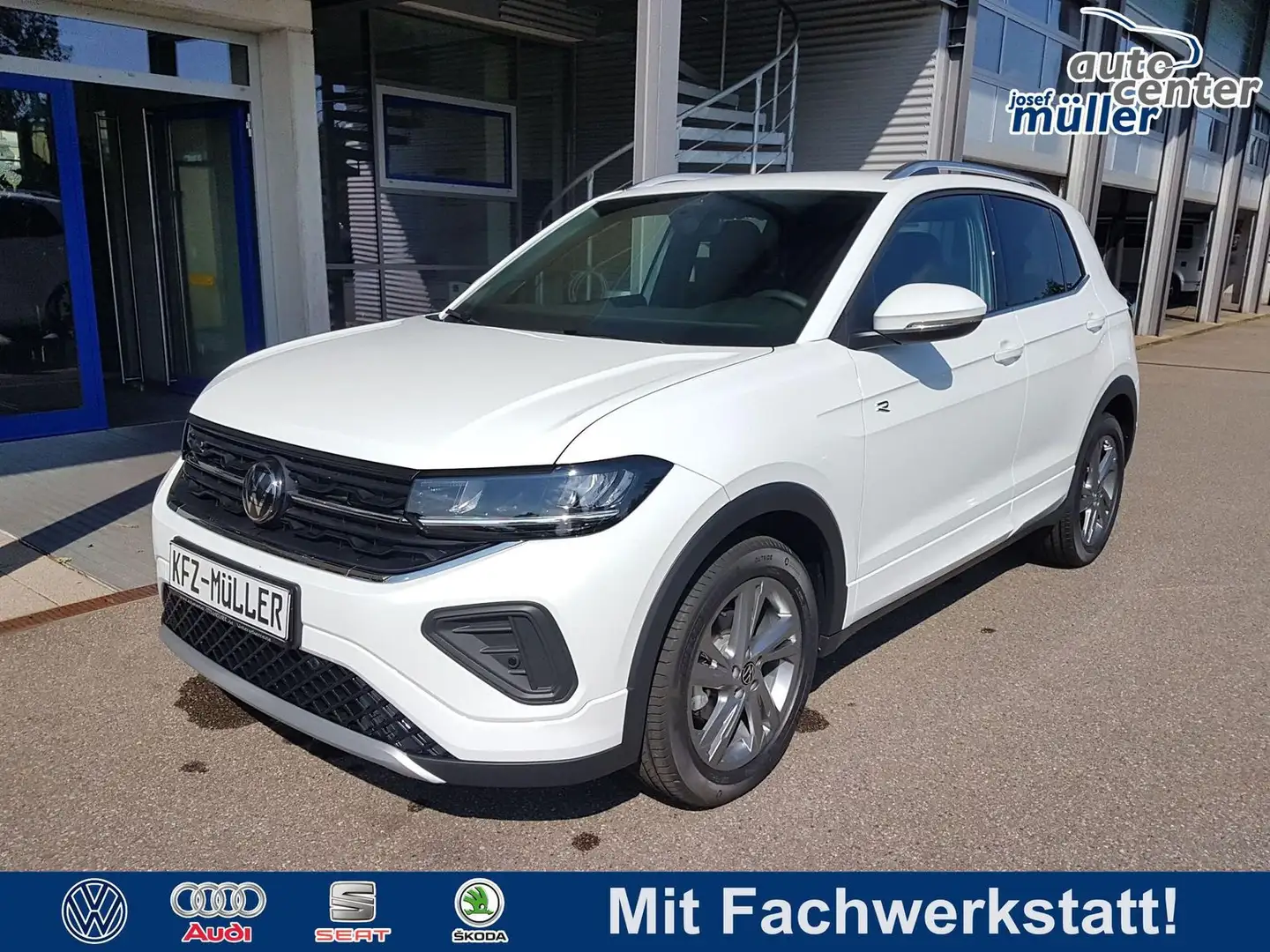 Volkswagen T-Cross R-Line" DSG" Garantie 4 J ."LED" ACC ... Weiß - 1