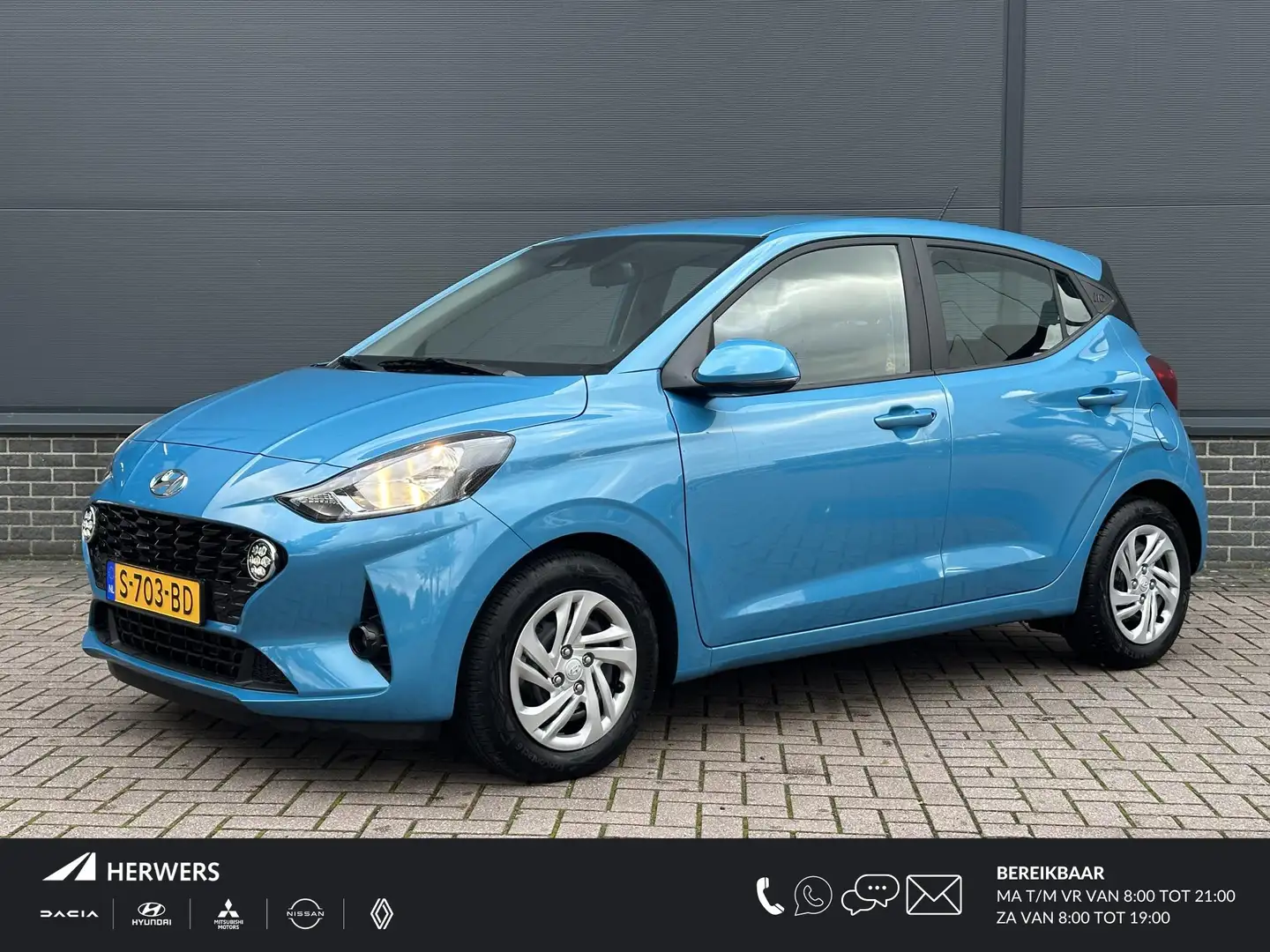 Hyundai i10 1.0 Comfort / Apple carplay Android auto / Airco / Blauw - 1
