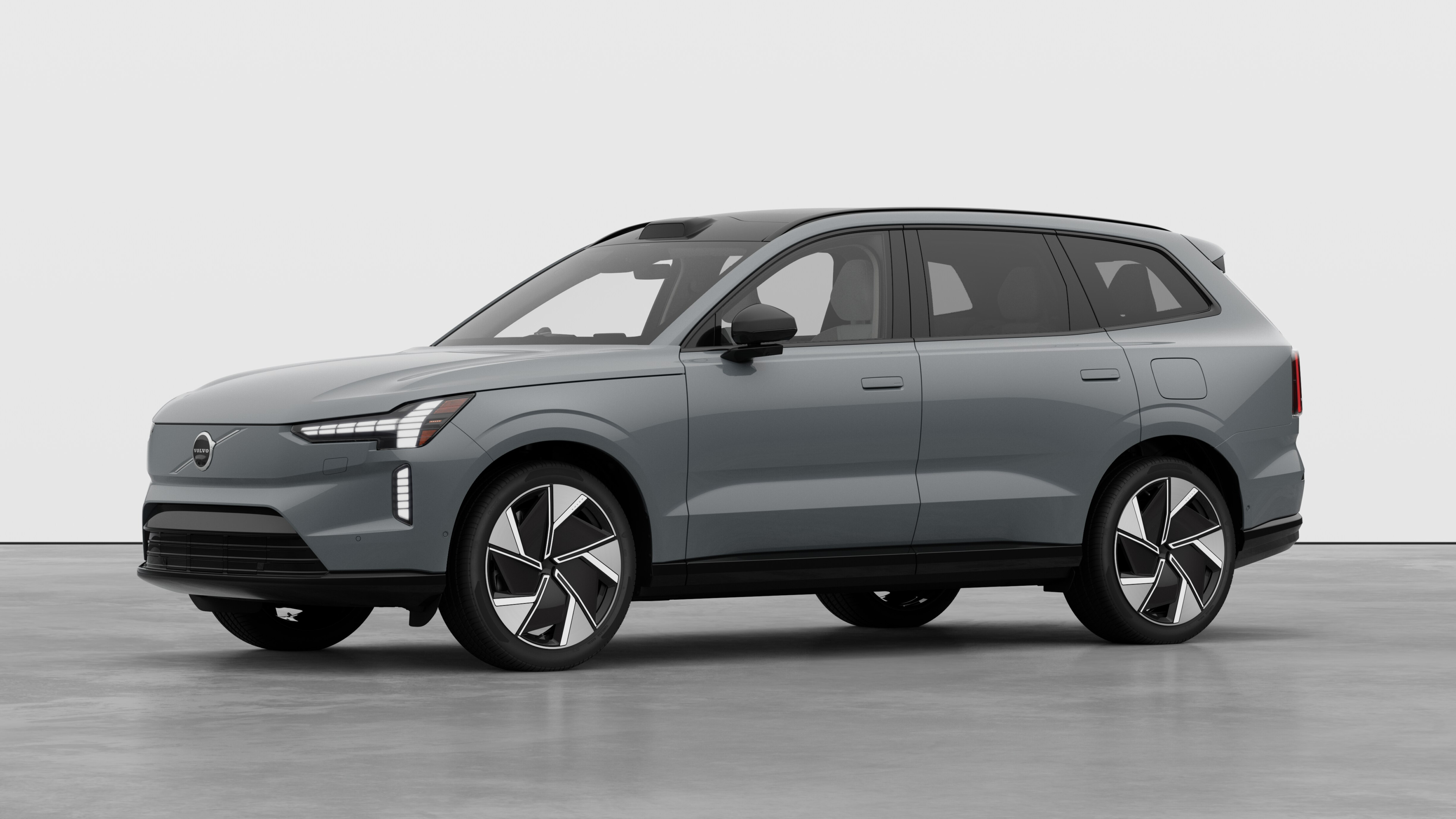 Gray 2025 Volvo EX90 Twin Performance Ultra 7-Passenger eAWD SUV / Crossover All-Wheel Drive Automatic
