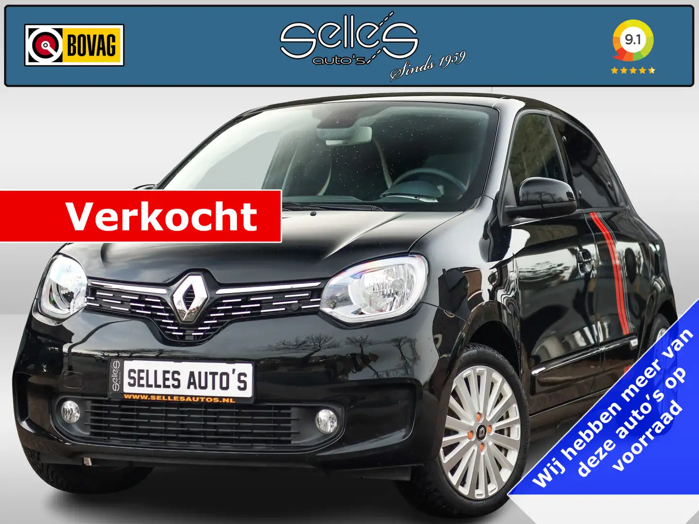 Renault Twingo Z.E. R80 Life | Applecarplay | Camera | Stoel verw Fekete - 1