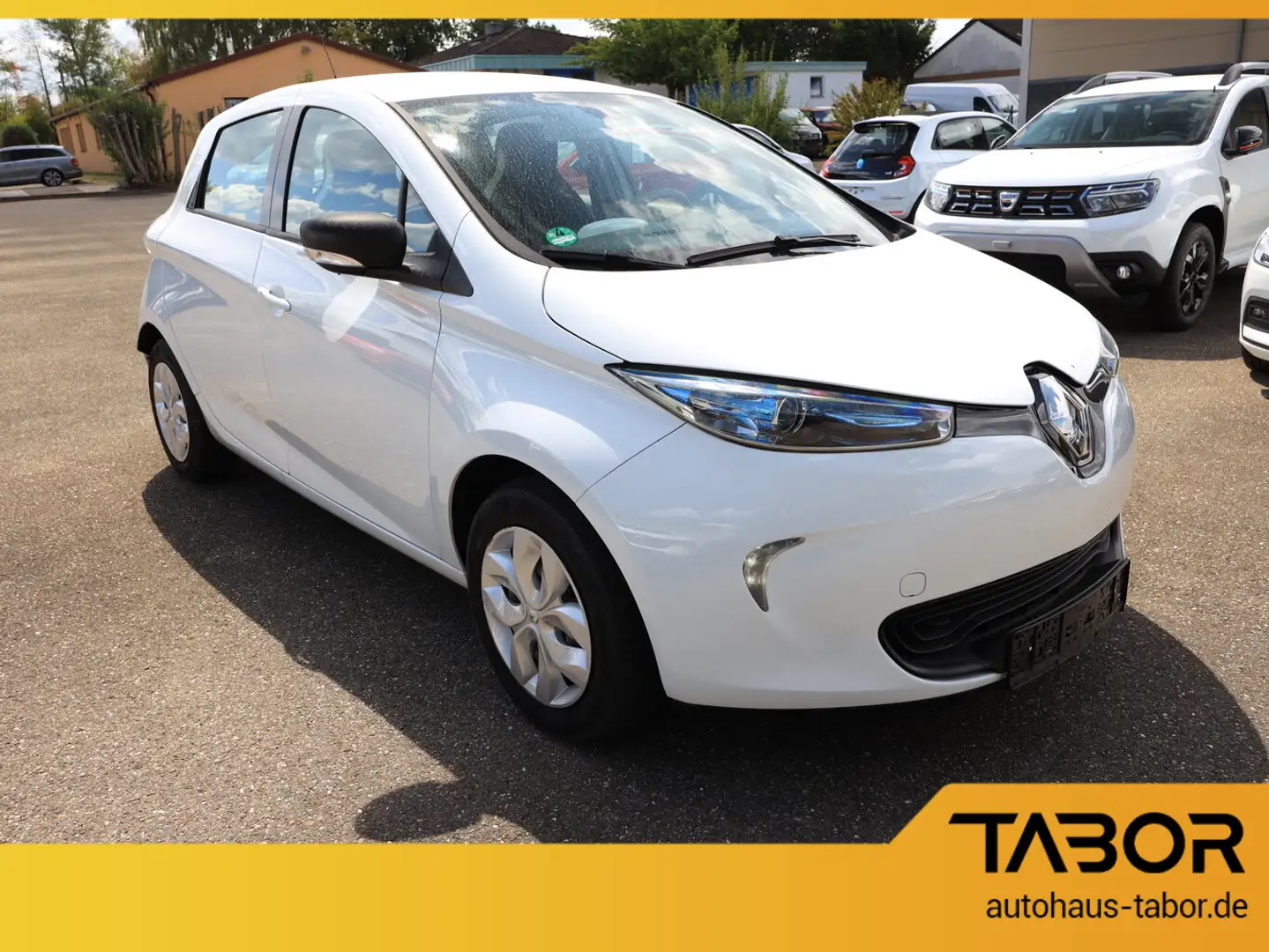 Renault ZOE R90 Life Miet-Bat Nav Klimaaut Tempomat Weiß - 2