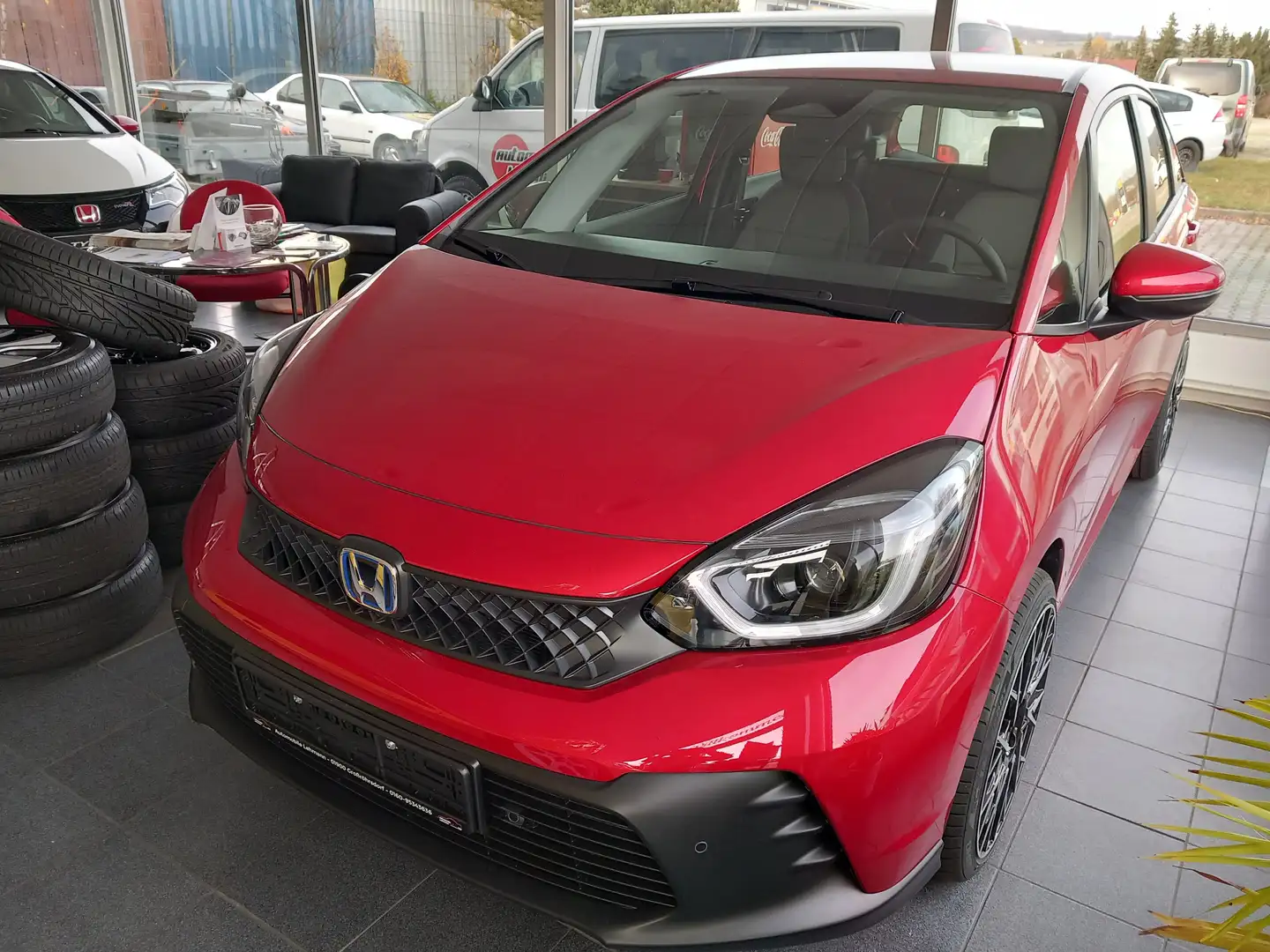 Honda Jazz 1.5 i-MMD Hybrid Elegance Rot - 1