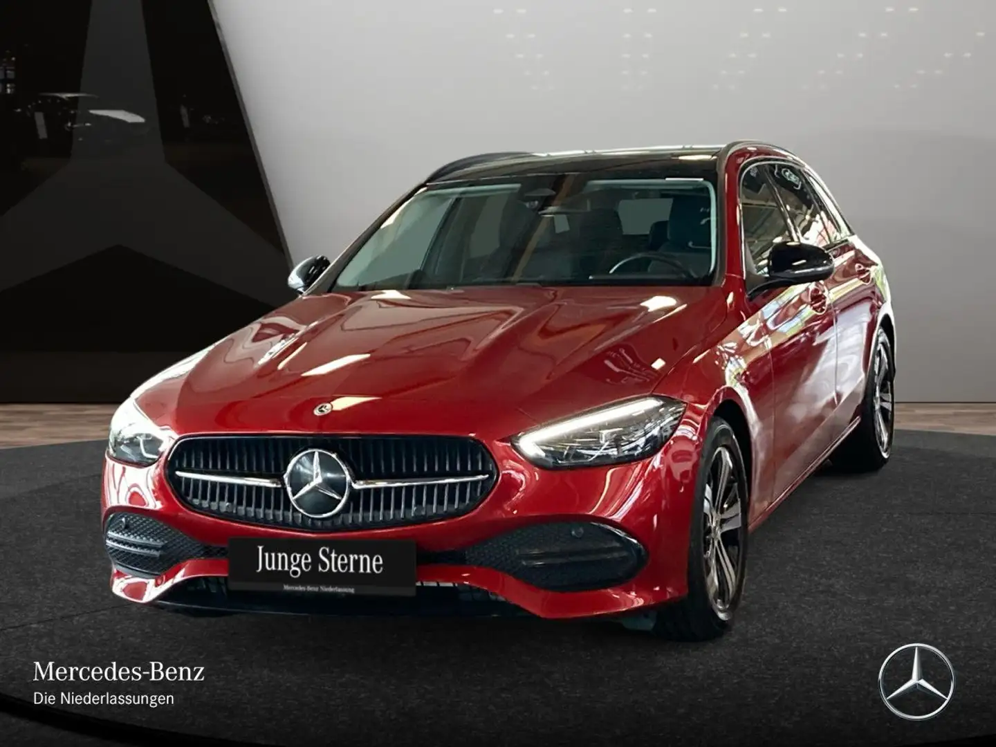 Mercedes-Benz C 200 T AVANTG+NIGHT+PANO+LED+KAMERA+TOTW+KEYLESS Rouge - 2