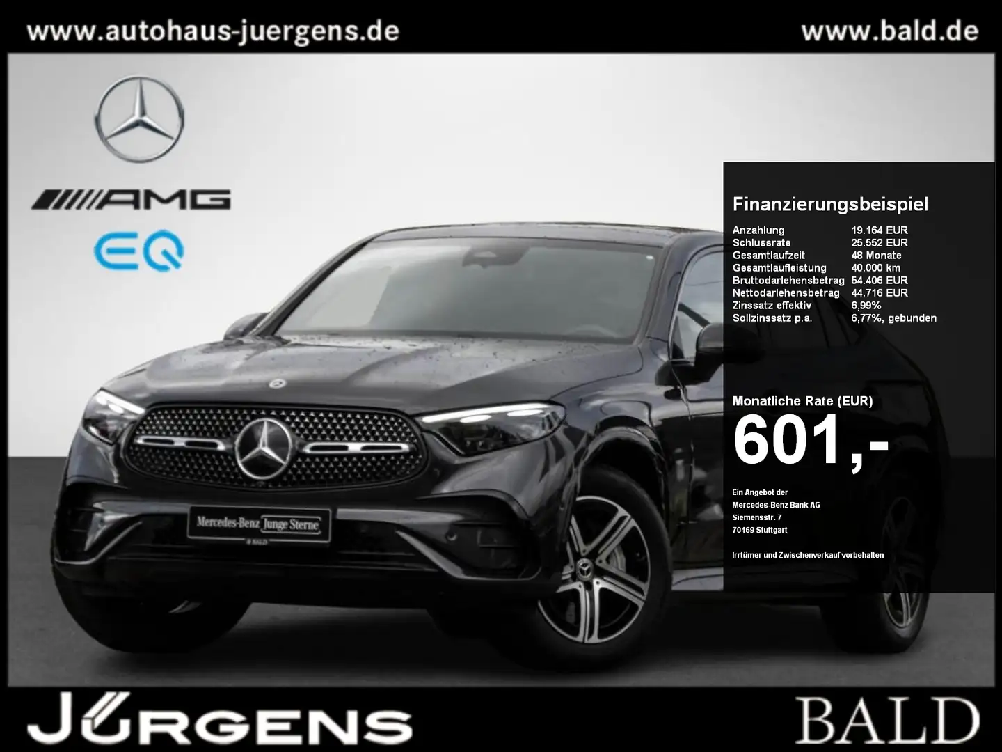 Mercedes-Benz GLC 300 4MATIC Coupé AMG-Sport+Night+Digital+AHK Gris - 1