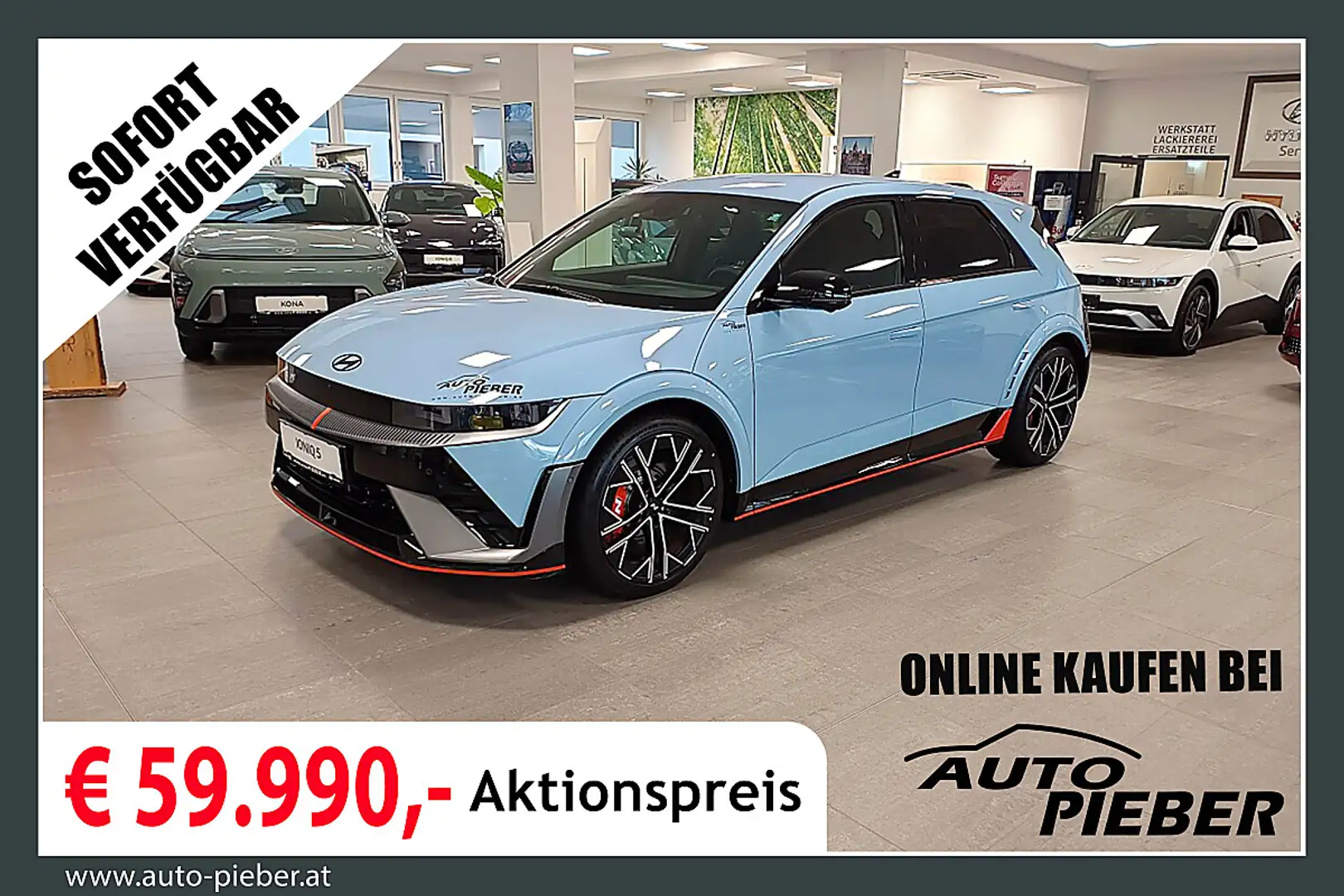 Hyundai IONIQ 5 Ioniq 5 Elektro 84kWh N 4WD *MATRIX-LED*Navi* Blau - 1