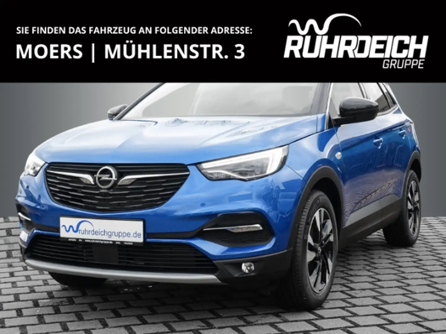 Opel Grandland X Ultimate 1.6 AT NAVI KAMERA DAB LEDER Memory Sitze Bleu - 1