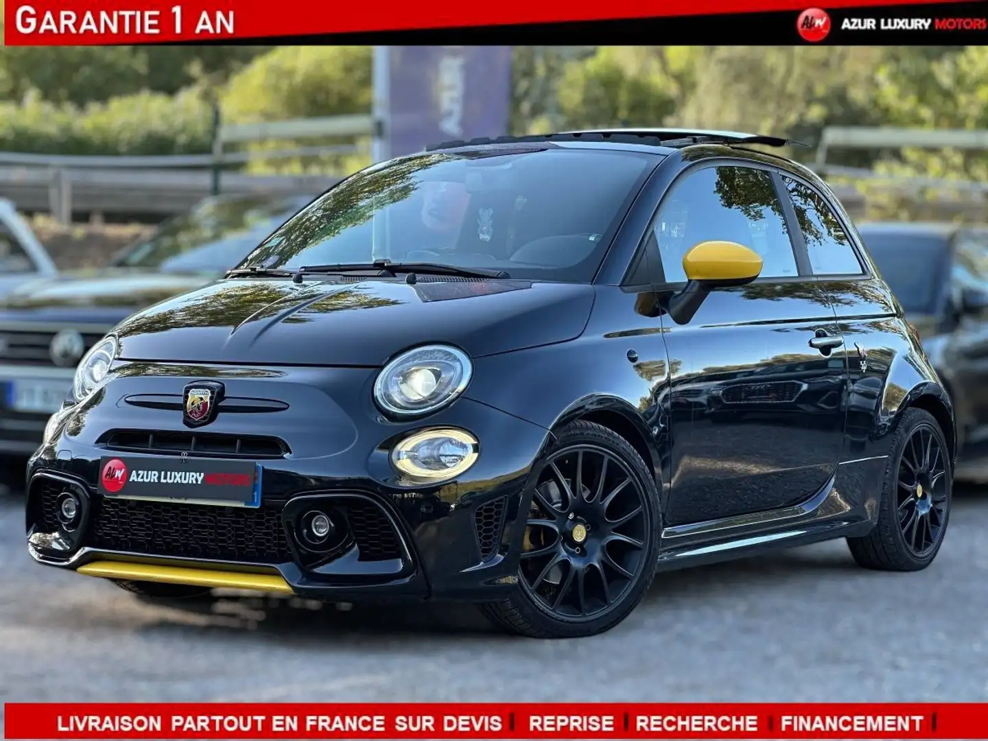 Abarth 500 1.4 Turbo T-Jet 160ch 595 Pista Zwart - 1