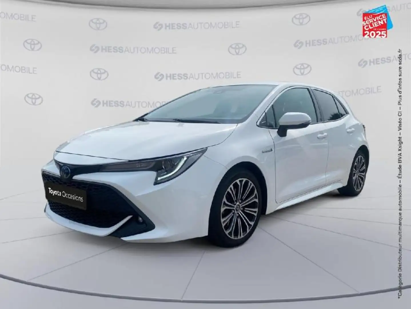 Toyota Corolla 184h Design MY19 Camera Blanc - 1