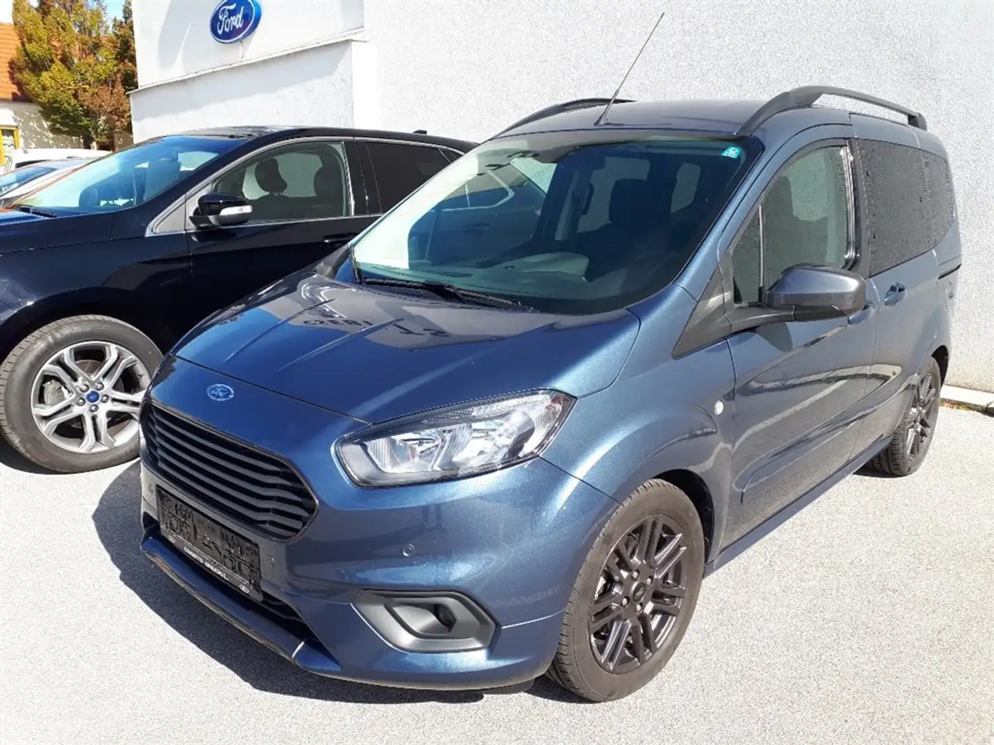 Ford Tourneo Courier 1,0 EcoBoost Sport Start/Stop Blauw - 1