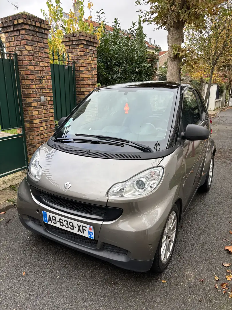 smart forTwo Cabrio 1.0 71ch White & Black Passion - 1