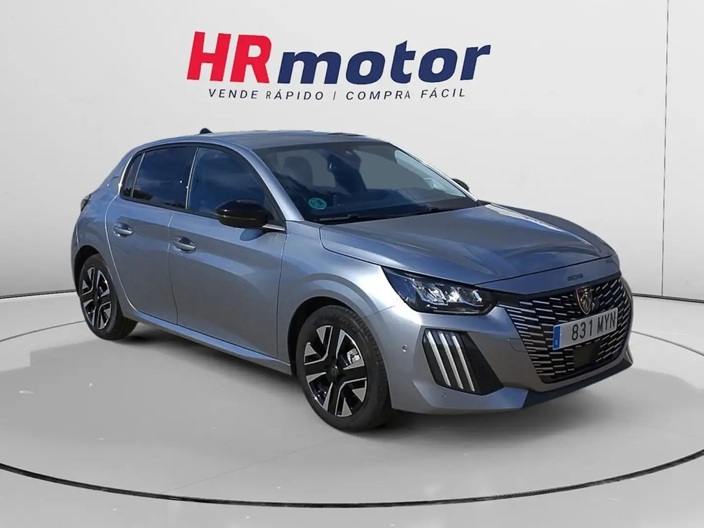 Peugeot 208 1.2 Puretech S&S Allure 100 Gris - 1
