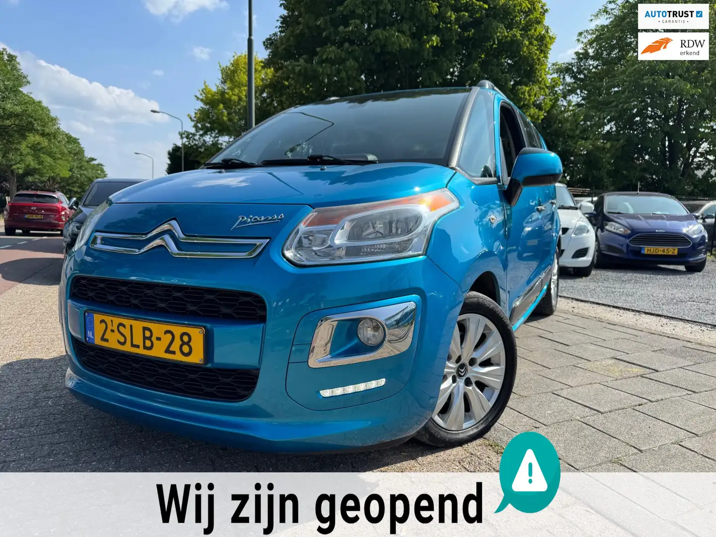 Citroen C3 Picasso 1.6 VTi Exclusive Clima Elek Pakket Navi Pdc Blau - 1