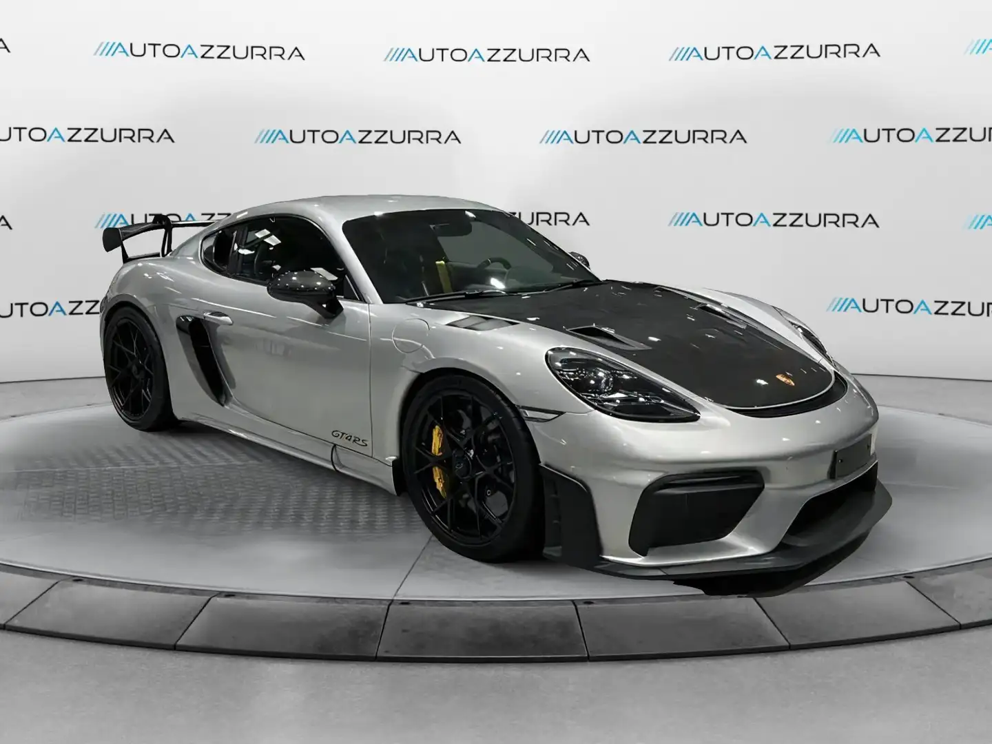 Porsche 718 Cayman 4.0 GT4 RS *WEISSACH PACK* Stříbrná - 1